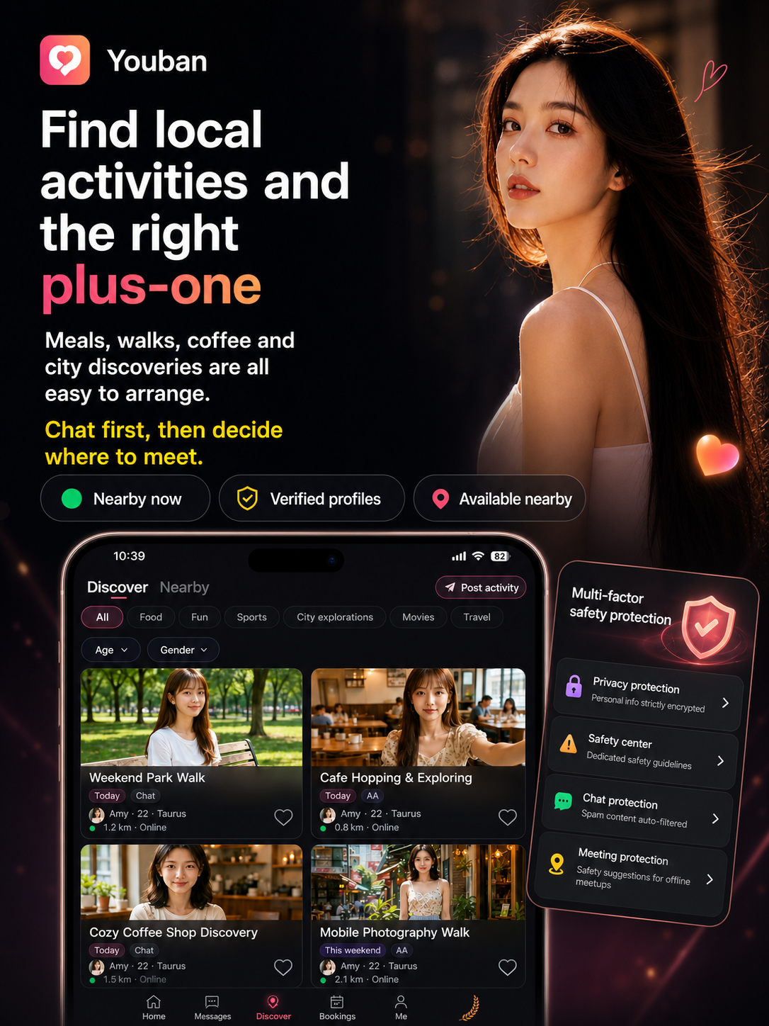 Find local activities and the right plus-one