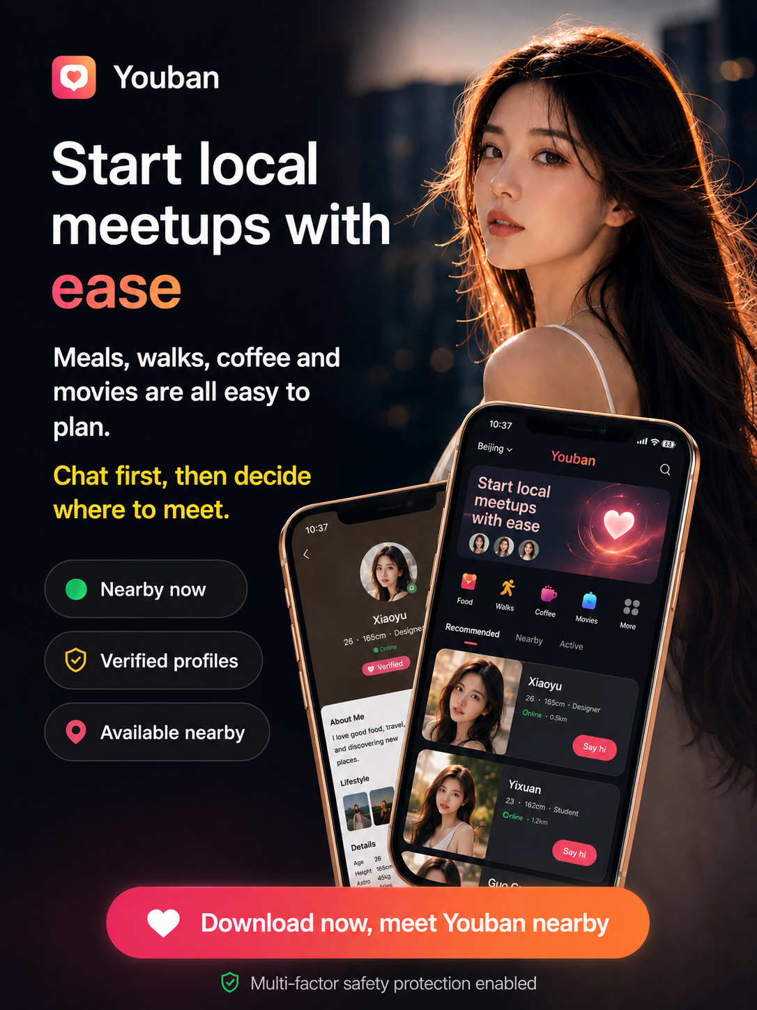 Youban app interface