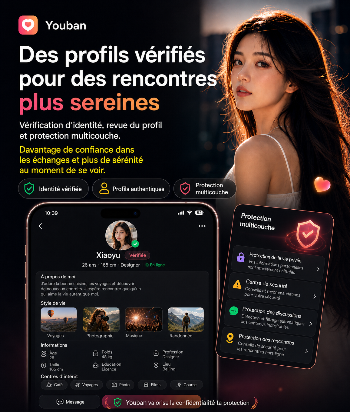 Des profils vérifiés pour des rencontres plus sereines
